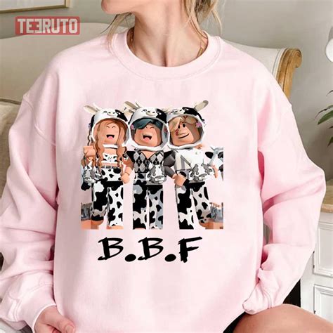 BBF Aesthetic Roblox Girl Unisex Sweatshirt - Teeruto