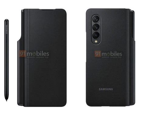 Samsung Galaxy Z Fold 3 получит особый чехол с местом для стилуса ...