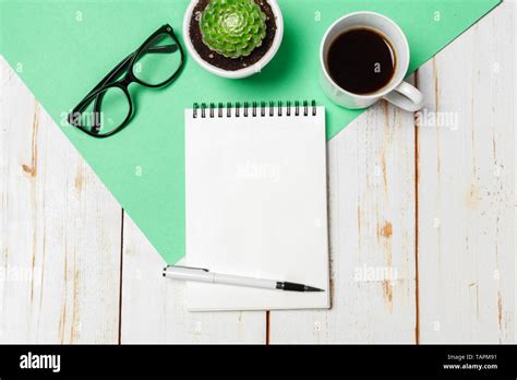 Office Desk Table Stock Photo Alamy