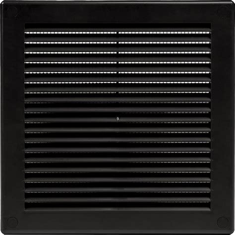 Ecopro Vent X Inch Black Square Vent Grille With Protective Mesh