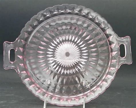 Windsor Pink 12 Sandwich Plate By Jeannette Replacements Ltd