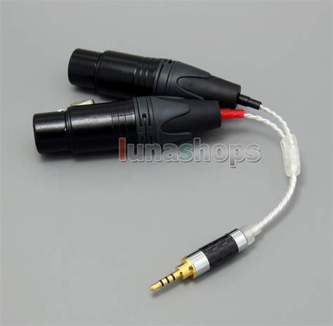 Usd Trrs Mm Balanced To Pin Xlr Female Audio Silver Cable