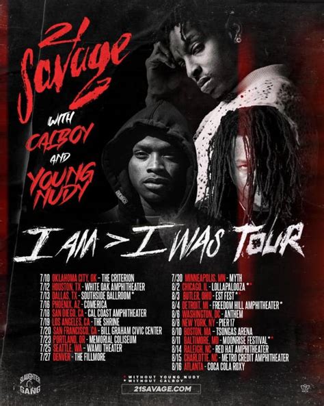 21 Savage Announces I Am > I Was Tour With DaBaby | Complex