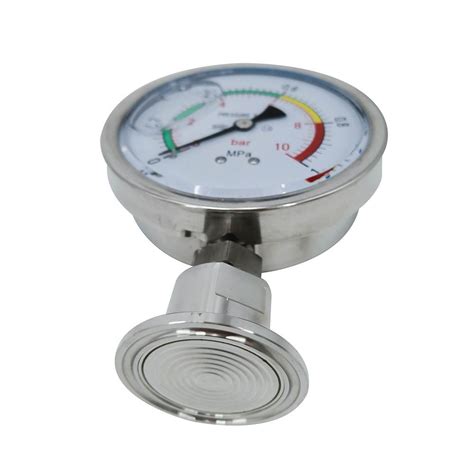 0 10bar Stainless Steel Diaphragm Pressure Gauge XS 0012 XUSHENG