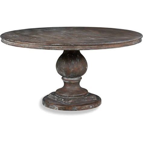 Rustique Pedestal Dining Table VigsHome