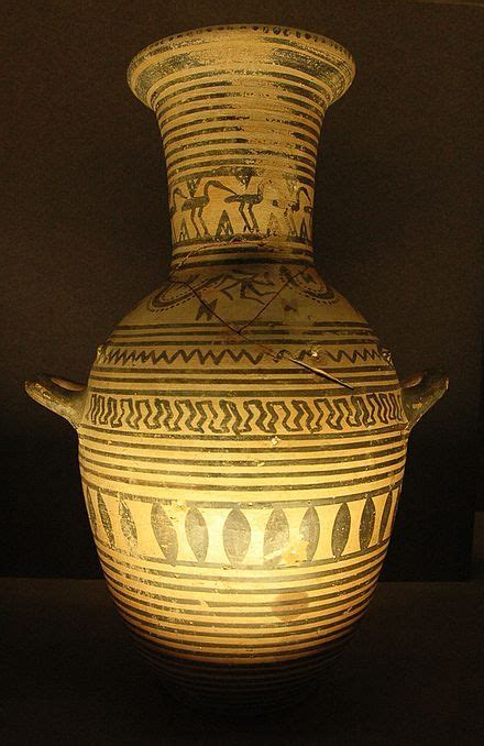 Amphora Protogeometric Bm A1123 Pottery Of Ancient Greece Wikipedia