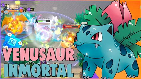 Pokemon Unite Venusaur Inmortal Venusaur Master Rank Gameplay Build