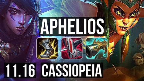 APHELIOS Lux Vs CASSIOPEIA Swain ADC 7 0 5 1400 Games