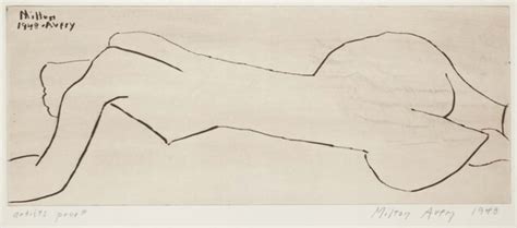 Milton Avery Nude With Long Torso Reclining Nude Picture Color Codes