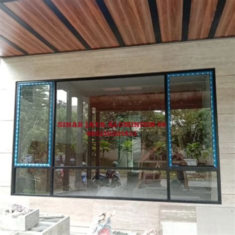 Jual Kusen Parti Kaca Aluminium Dan Pintu Swing Jakarta Barat Sinar