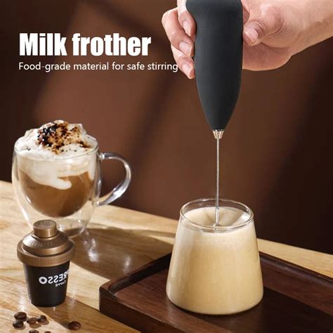 Mini Port Til Leite Frother El Trica Coffee Foamer Handheld Mixer