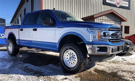 Blue Ford F 150 Truck Ford Trucks Two Tone