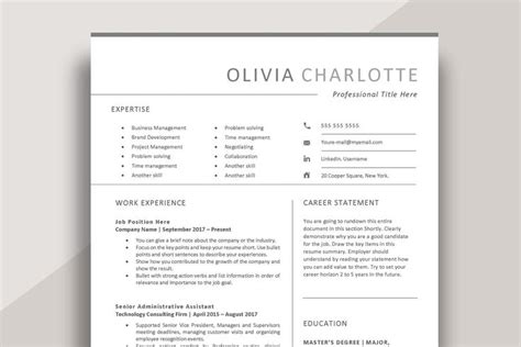 Skill Based Resume Template Resume Template Resume Template