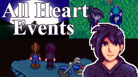 Sebastian All Heart Events Stardew Valley Youtube