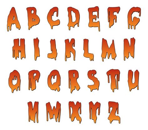 10 Best Printable Scary Letters