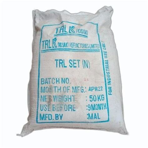 Powder Trl Set N Whytheat Dense Castables Packaging Size Kg Grade