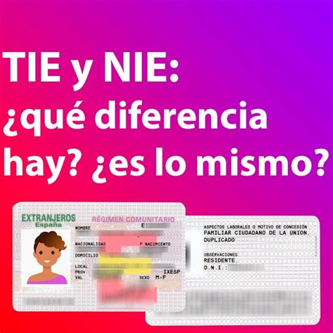 Diferencias Entre Tie Y Nie Diferencia Entre Nie Y Pasaporte Filmisfine