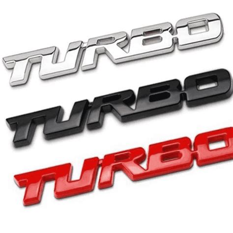 Turbo Badge For Car Styling Turbo D Metal Alloy Cm Automods