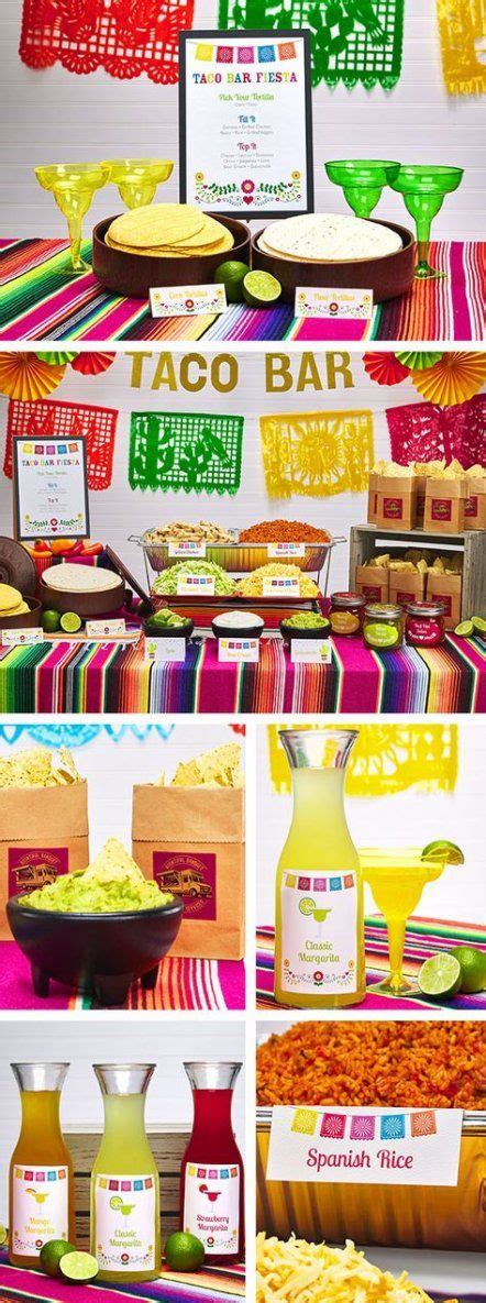 Trendy Mexican Bridal Shower Ideas Diy Taco Bar Ideas Bridal