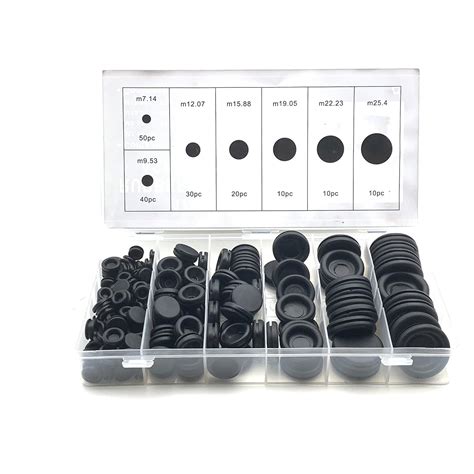 170 PCS Rubber Grommet Assortment Kit For Wiring O Ring Washer Eyelet