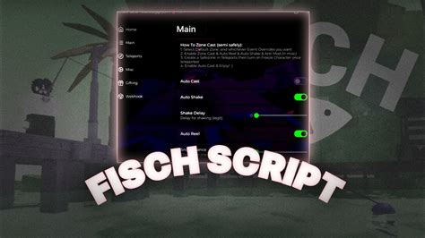 Fisch Script Gui Auto Fish Auto Shake Anti Afk Rovlox Youtube