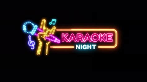 Karaoke Night Neon Sign, Motion Graphics | VideoHive