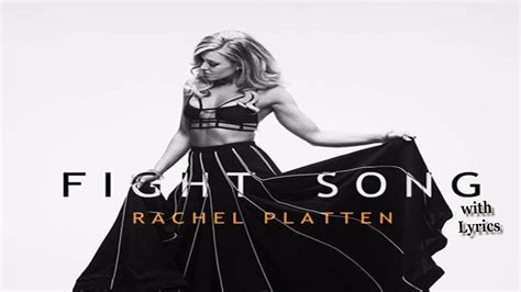 Fight Song By Rachel Platten With Lyrics Youtube