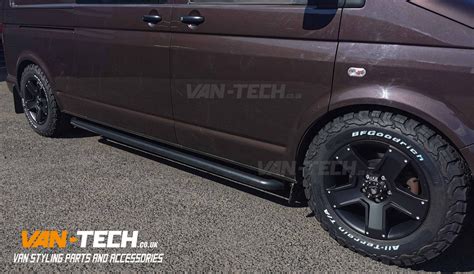 Swamper Vw T5 T5 1 Tomahawk Outlaw X 17″ Alloy Wheels Matte Black W At Tyres 3 Van Tech