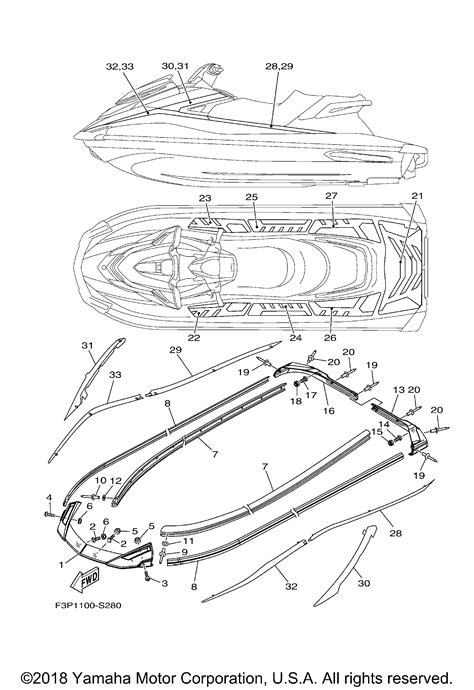 Sea Doo Jet Ski Parts Diagram