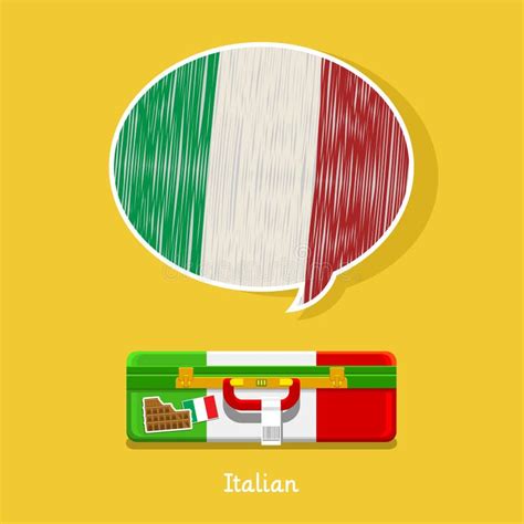 Italian Flag Speech Bubble Stock Illustrations 339 Italian Flag