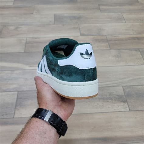 Зелёные подростковые и мужские кроссовки Адидас Кампус 00 | Adidas ...