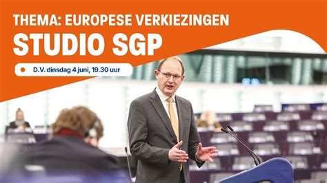 Studio Sgp Thema Europese Verkiezingen Youtube