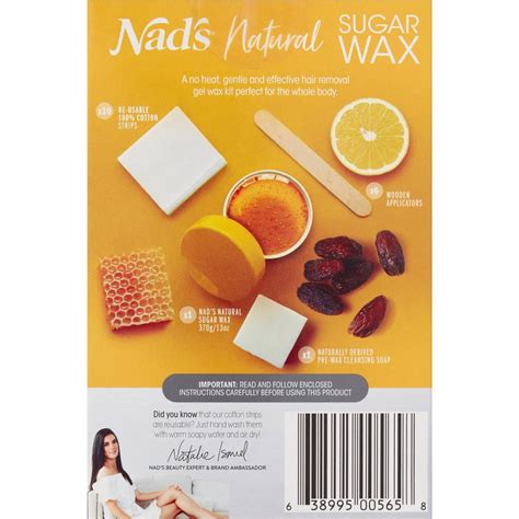 Nad S Natural Sugar Wax Kit G Woolworths