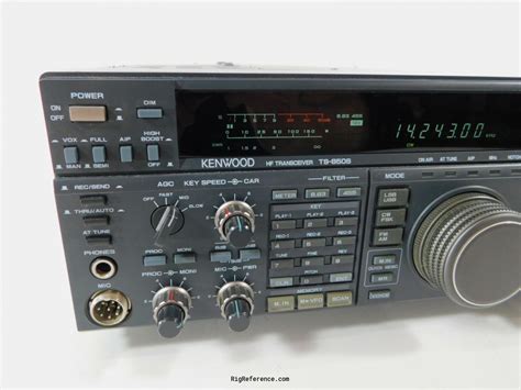 Kenwood TS-850S, Desktop Shortwave Transceiver | RigReference.com