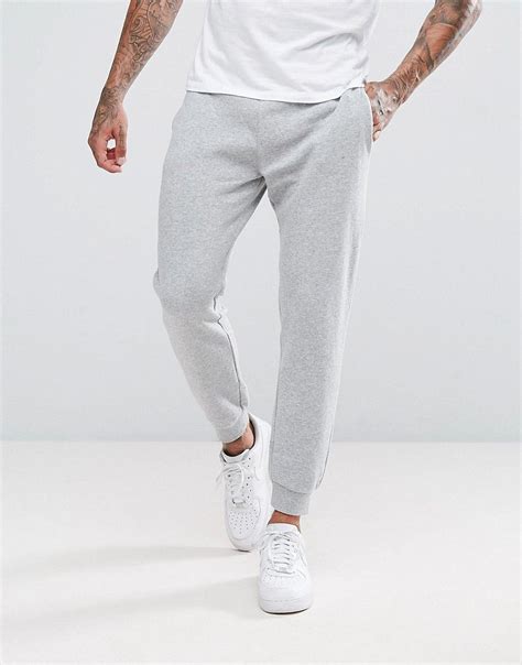 New Look Joggers In Light Gray Gray Grey Trousers Outfit Men Mens