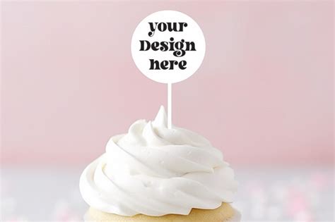 Cupcake Toppers Party Mockup Graphic By Mockupstore Creative Fabrica