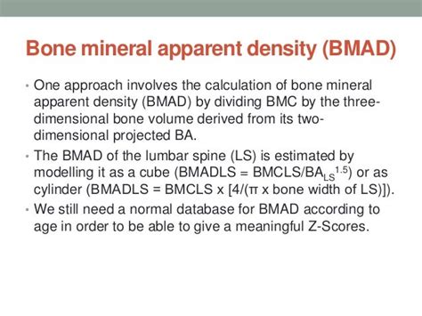 Bone mineral density in children