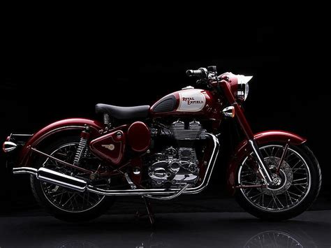 Hd Wallpaper Royal Enfield Bullet 500 Classic Red And Black Standard Motorcycle Wallpaper Flare