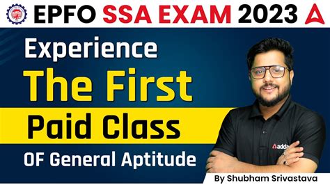 EPFO Social Security Assistant SSA Experience The First Paid Class