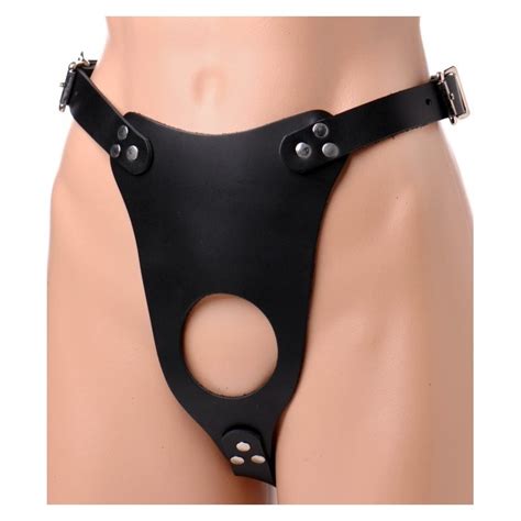 Strict Leather Huge Dildo Strap On Harness Climatic Moments Bondage
