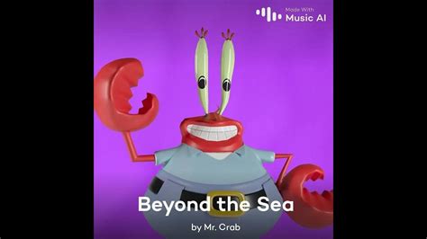 Robbie Williams Beyond The Sea Ai Cover Mr Krab Youtube