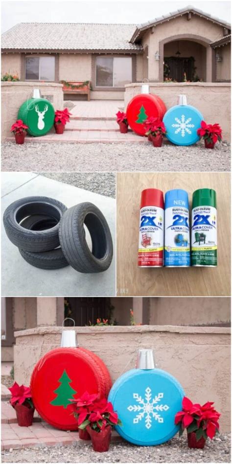 NO LOS TIRES CON NEUMÁTICOS HAZ LINDOS ADORNOS NAVIDEÑOS