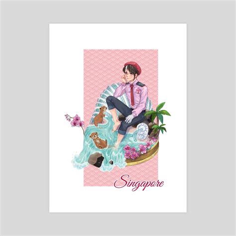 Hetalia Singapore An Art Print By Ai Chan Inprnt