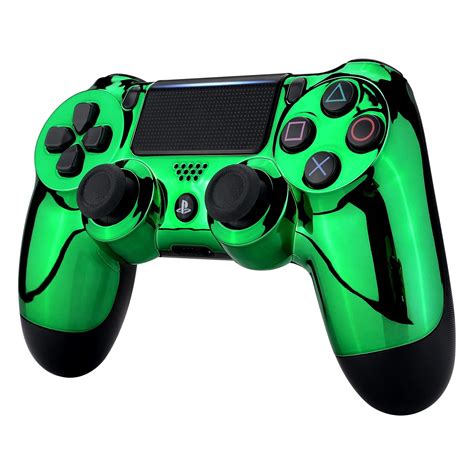 Playstation 4 Custom Dualshock 4 Controller Wireless V2 Colorazione Verde Cromo Anma