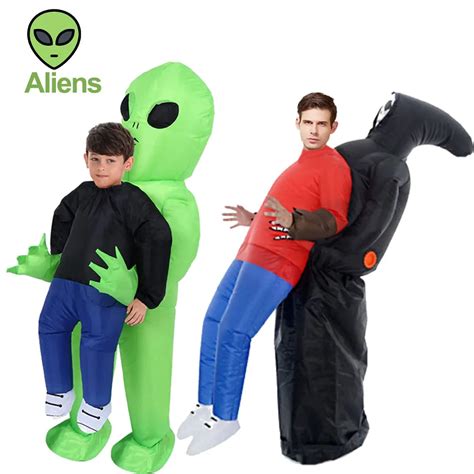 Disfraz Inflable De Aliens Para Adultos Y Ni Os Cosplay De Monstruo