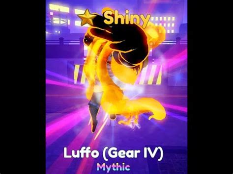 Lvl Shiny Luffy Gear Iv Showcase In Anime Adventures Youtube