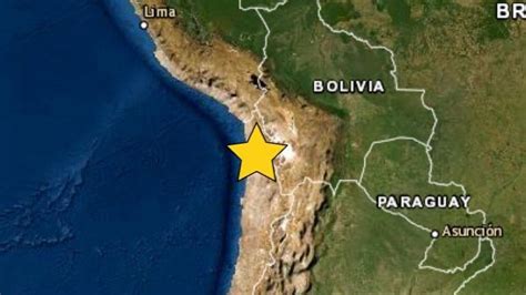 Tacna Un Sismo De Magnitud 45 Remeció La Región Esta Mañana Rpp Noticias