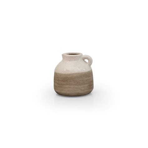 Vaso Garrafa Ceramica Tons De Nude Nobre M Floral Atlanta Vasos Para Plantas Magazine Luiza