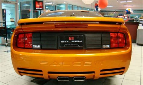 Beryllium Orange Saleen S Sc Ford Mustang Coupe