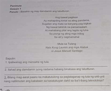 Pasagot Naman Po Huhu Brainly Ph